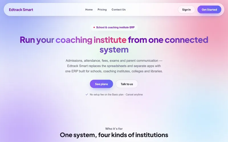EdTrack Smart screenshot